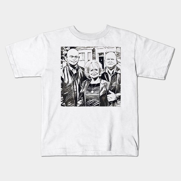 The Mitchells Eastenders Kids T-Shirt by RetroScribbles